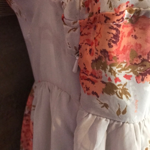 Free People Cold Shoulder Double Sleeve Tie Dress - Picture 4 of 8